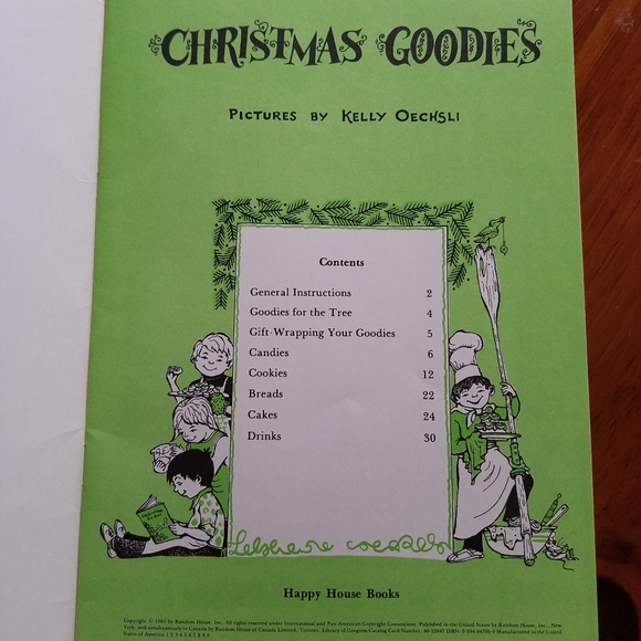 Christmas Goodies Childrens Cookbook - Picture 4 of 6